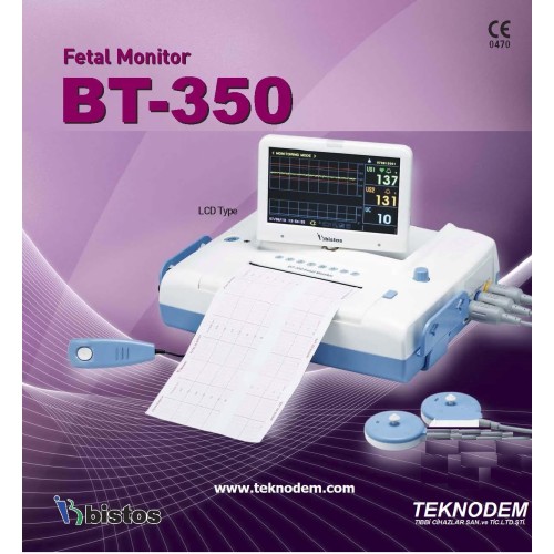 C-OBS/JİN Fetal Monitör-tek gebelik Bistos BT-350LCD